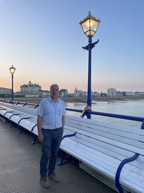 Op de pier
