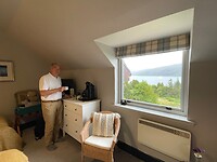 Onze kamer in Ullapool