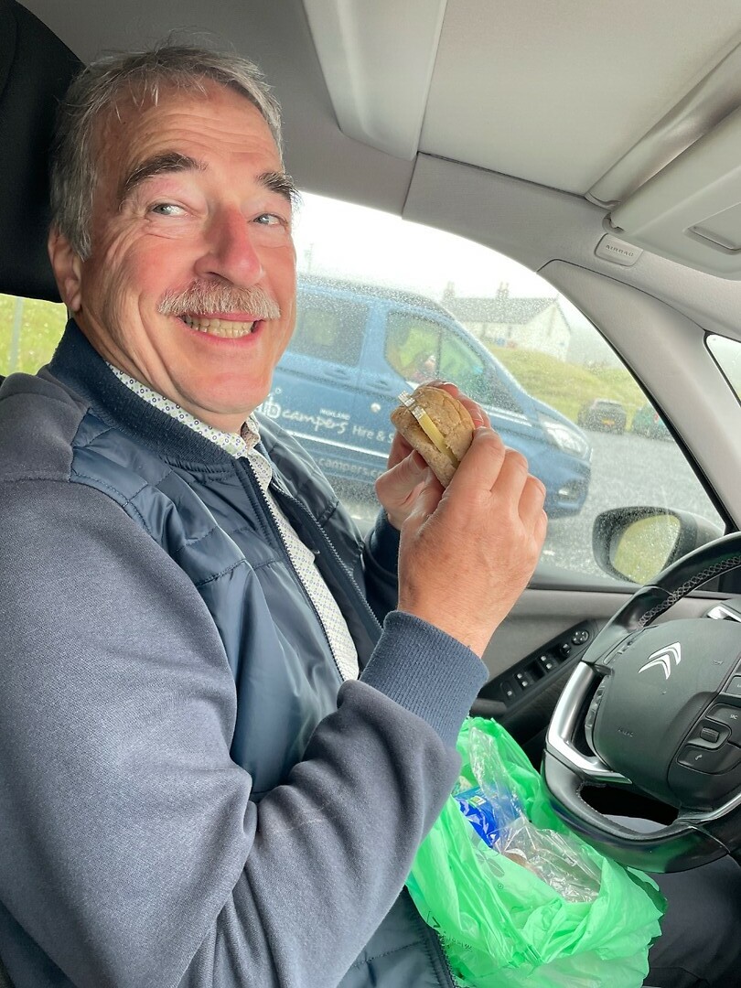 Picknick in de auto