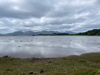We bleven zolang bij Castle Stalker dat het tij was opgekomen