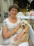 Rita, el perro de Ángel y Pepa