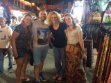 Sanne, Alex, Nienke en ik in Kuala Lumpur