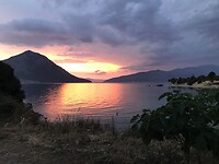 Mooie zonsondergang