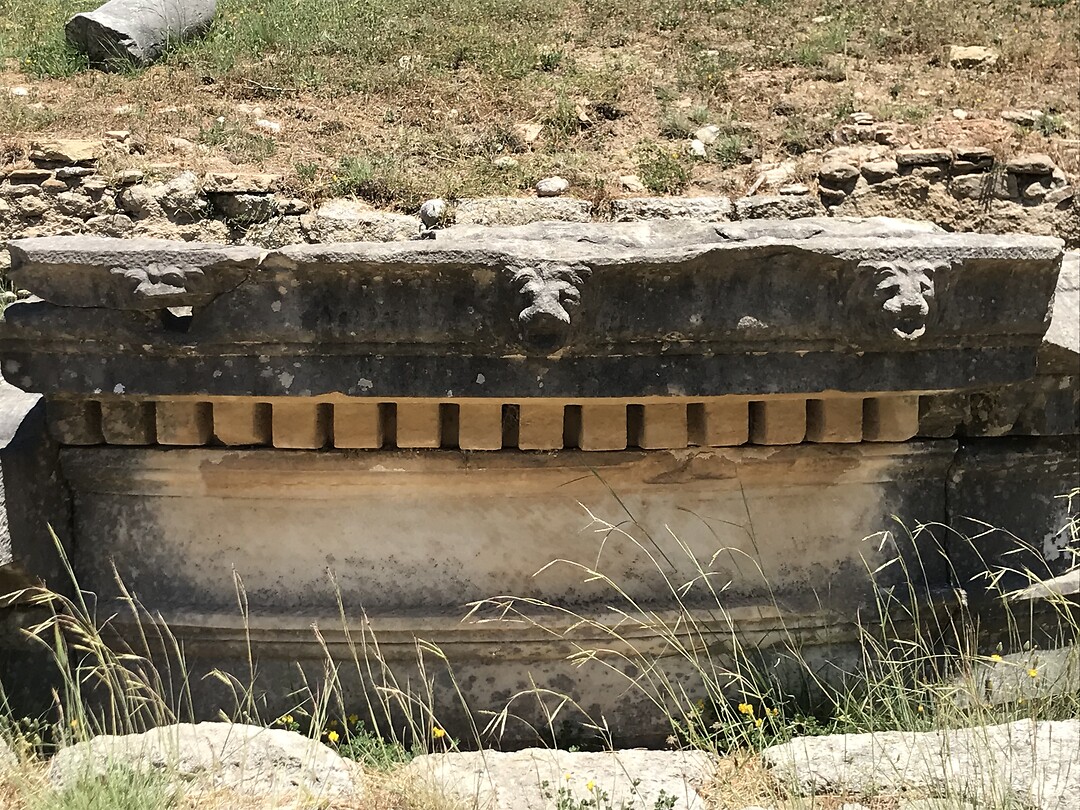 Deel van fontein