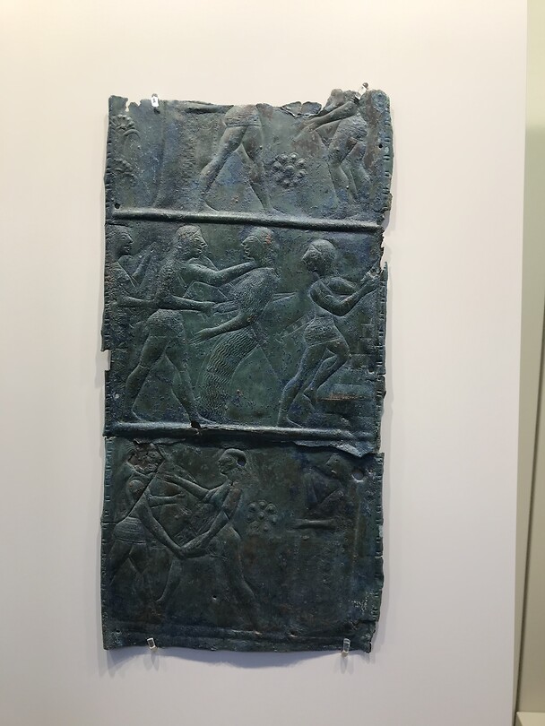 In het museum
