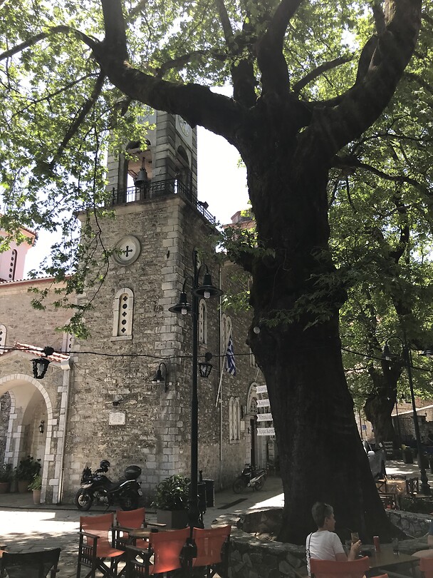 Kerkplein in Kosmas