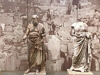 In het museum