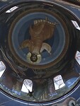 Koepel in de kerk van het klooster