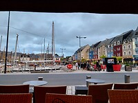 Zicht op de haven