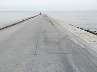 Hier houd de weg op