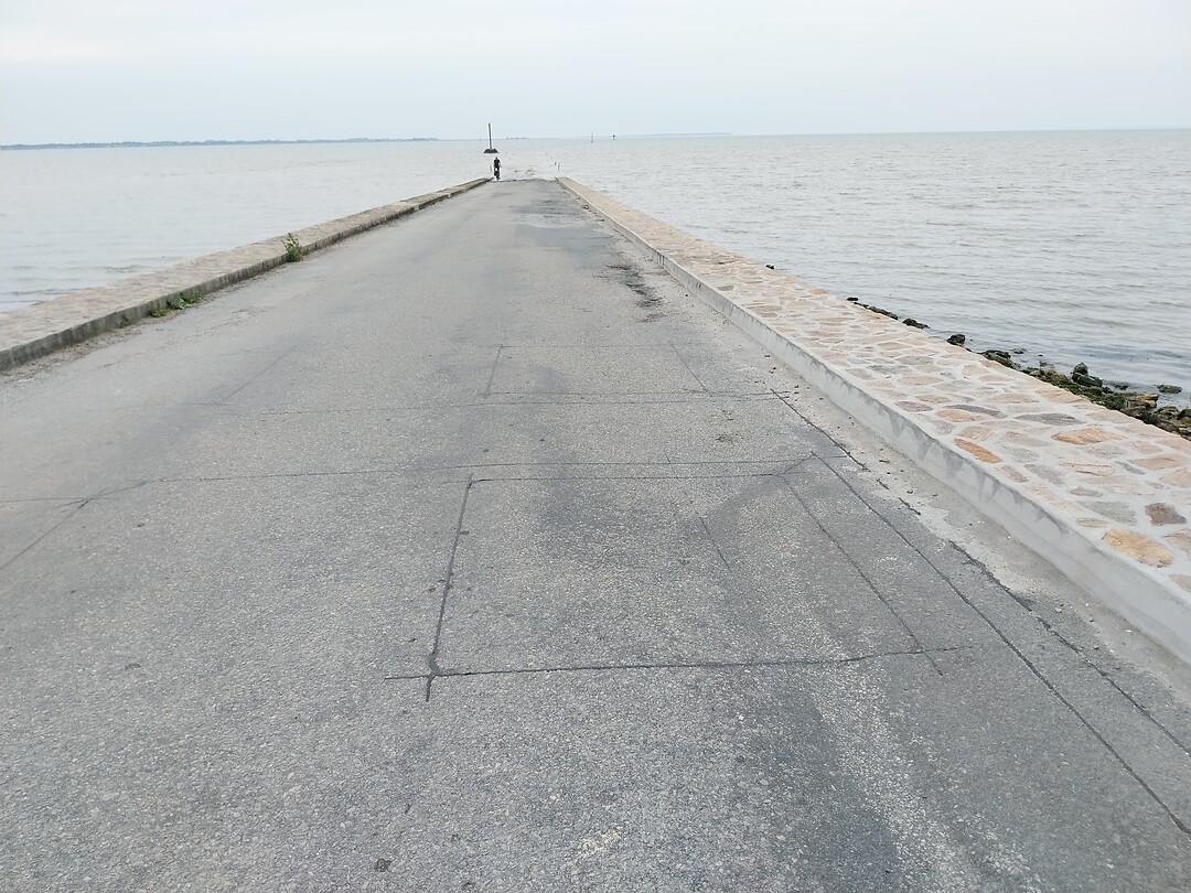Hier houd de weg op
