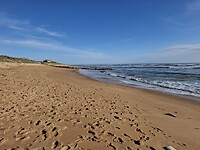 Het strand bij de CP