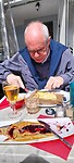 Helaas, de mosselen waren op, maar de galette was heerlijk.