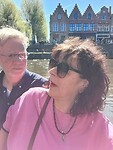 Mark en Rona tijdens de rondvaart