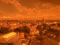 Regenboogcirkel uitzicht