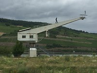 Oude kraan bij Bingen