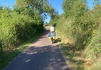 Fietspad bij Poilly