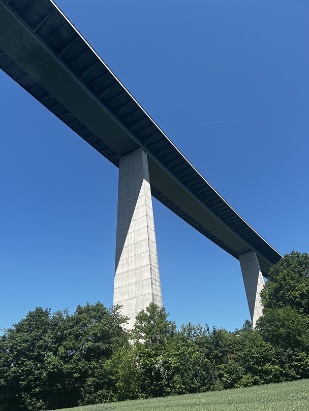 Autobrug bij Langsur