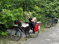 Korte pauze bij Mereville