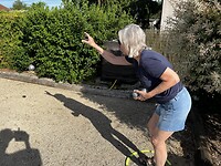 Petra in actie