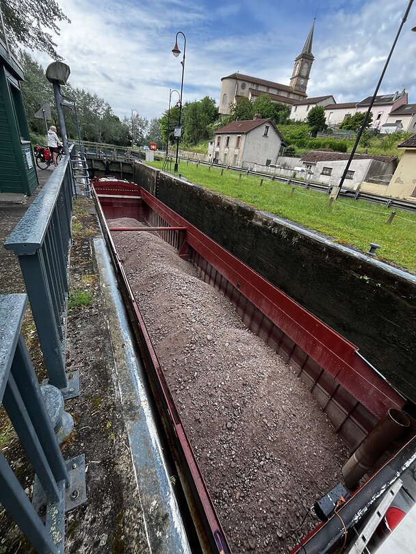 Boot door sluis