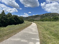 Route bij Le Pouzin
