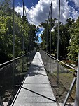 Hangbrug bij Baix