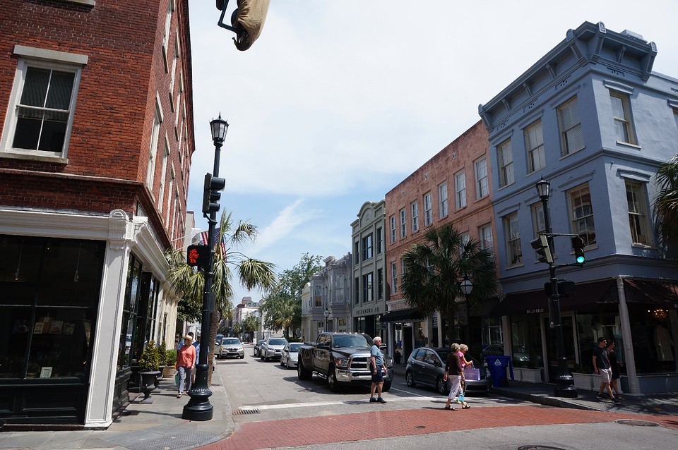(12) Charleston straatbeeld -2-