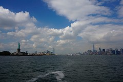 (16) Manhattan & Jersey City vanaf de Hudson