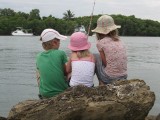 Kids fishing