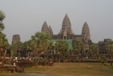 Angkor Wat (met groen restauratiedoek... :-( )