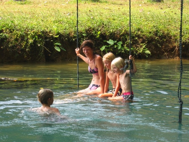 Zwemmen in de Blue Lagoon