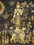 Vergulde wandversiering, Wat Xien Thong