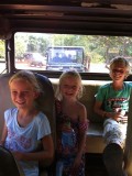 Op weg naar Yala National Park in de safarijeep