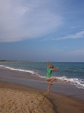 Aan het strand van Yala