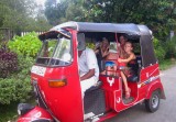 De threewheeler, of tuktuk, wat een fantastische vervoermiddel toch...
