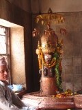 Lingam met de vier gezichten van Shiva (Pashupatinath)