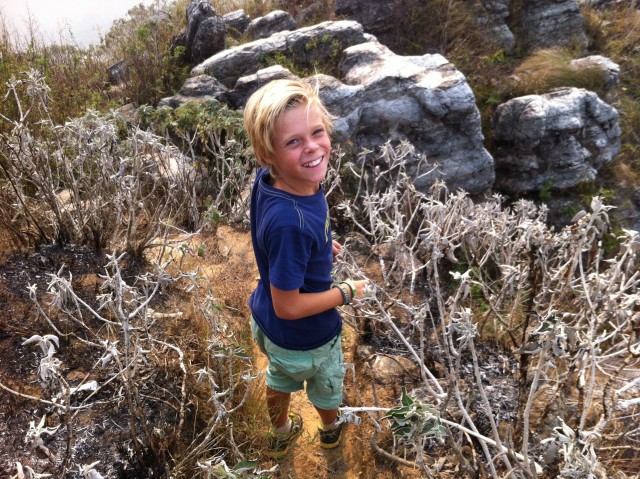 Koen tijdens de walk in Bandipur