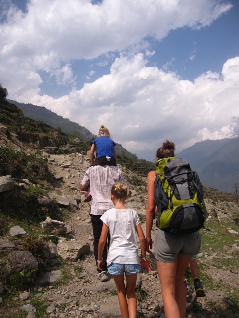 Op weg naar Ghandruk