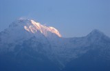 Himalaya in de vroege ochtend