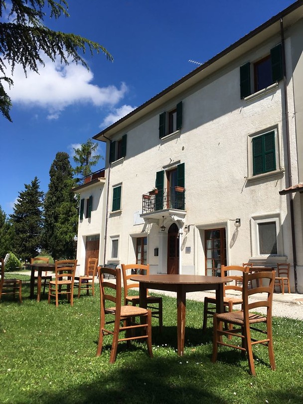Terras van de B&B