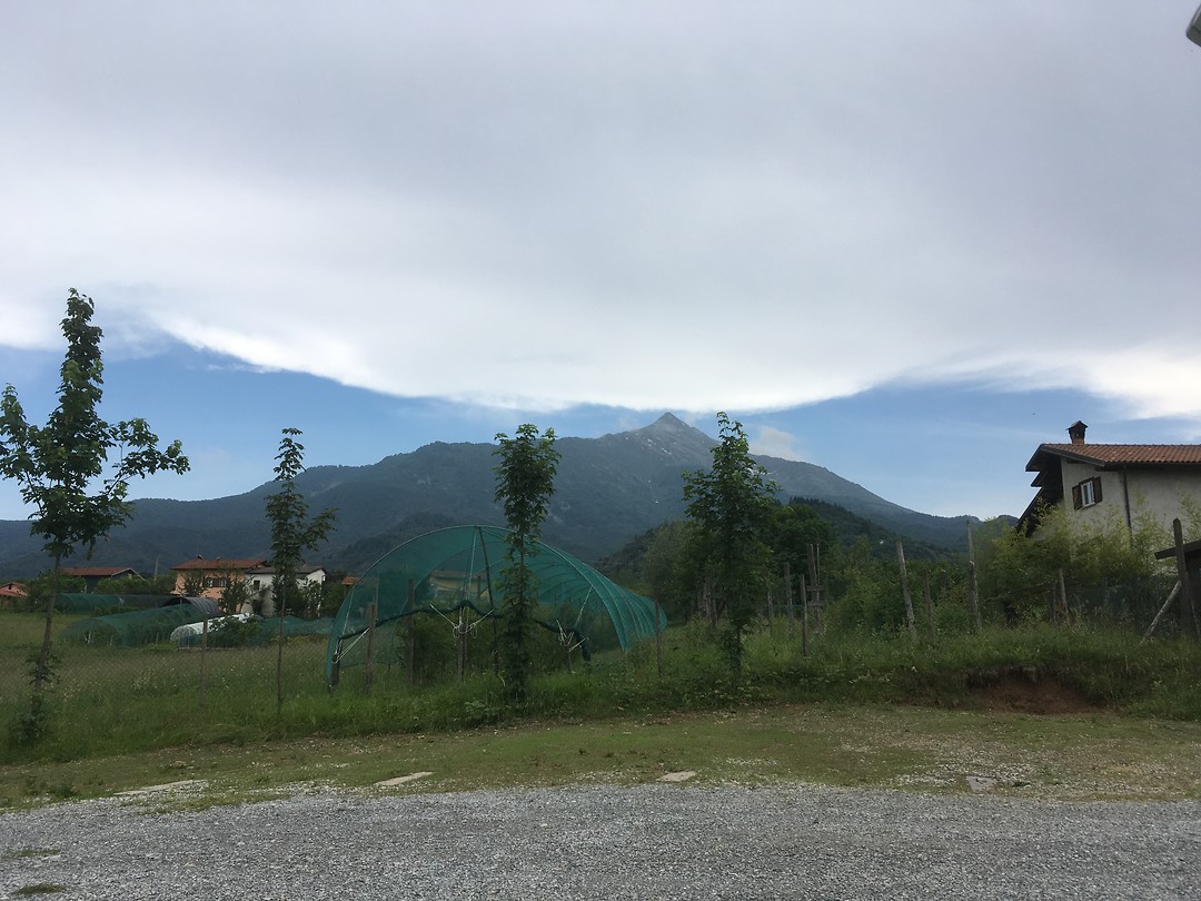 Prima uitzicht vanaf de camper
