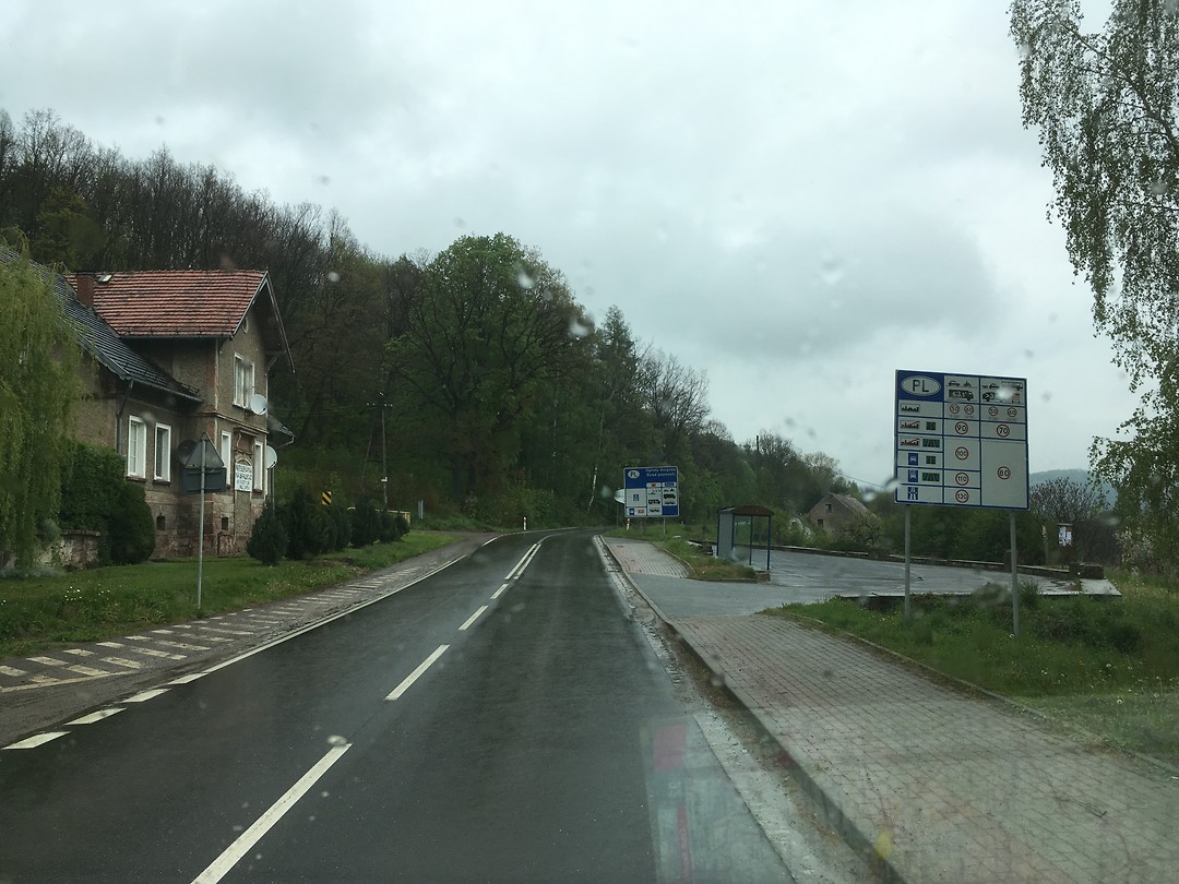 En zo rij je in Polen