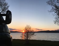 Prachtige zonsondergang