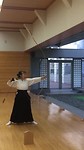 Aeko doet kyudo