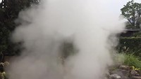 Natuurlijke bron met kokend water