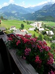 Uitzicht vanaf ons balkon