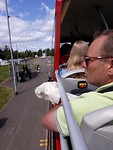 Arno en Teun in de bus