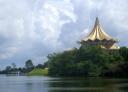 mooie tempel in Kuching