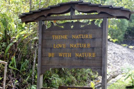 Tja, 1 met de natuur natuurlijk!